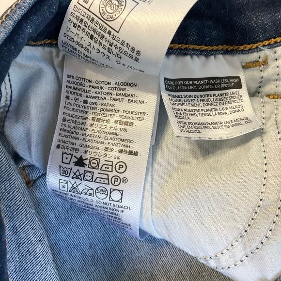 Levi’s Women Super Skinny Jeans 720 Size W32 x L30 High Rise Stretch - Picture 9 of 12